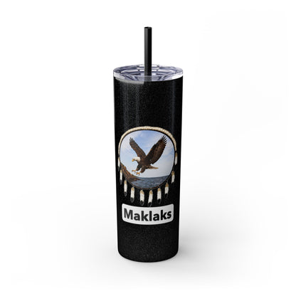 Modoc Eagle Skinny Tumbler – 20oz Straw Travel Cup (Maklaks)