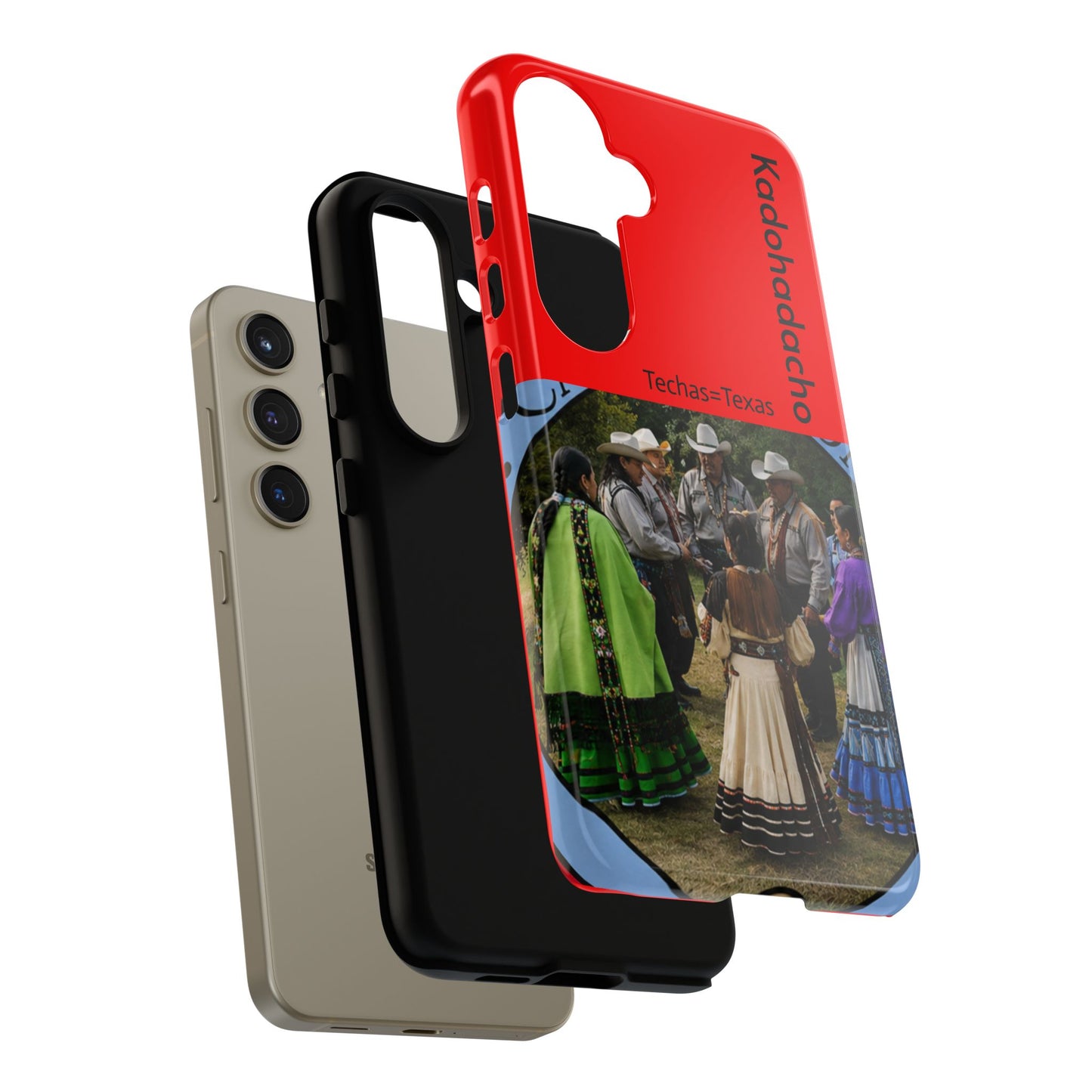 Caddo Phone Case – Native Dancers Photo Design (Kaddhadachto)