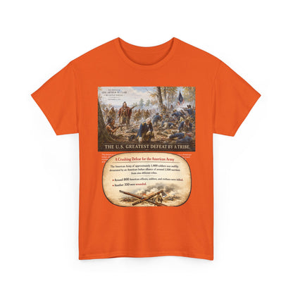 Chief Little Turtle Historical Battle Tee — "The U.S. Greatest Defeat by a Tribe" Cotton T-Shirt