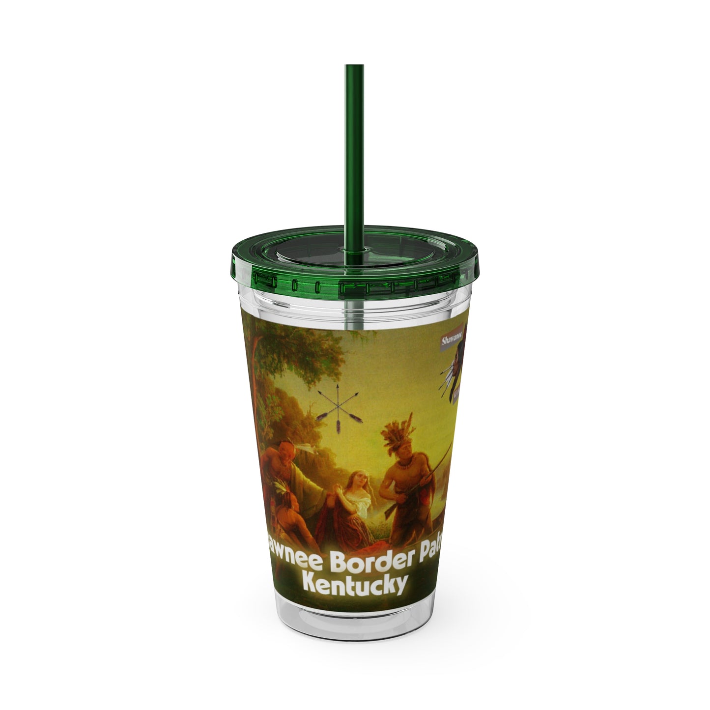 Shawnee Absentee Sunsplash Tumbler with Straw, 16oz