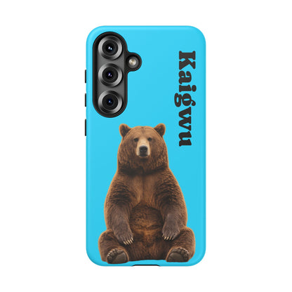 Kiowa Tough Cases: Personalized Kaigwu Tough Phone Case with Horse Rider Design