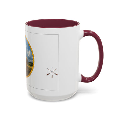 Muscogee Scenic Harvest Coffee Mug – Rustic Countryside Landscape 11oz/15oz