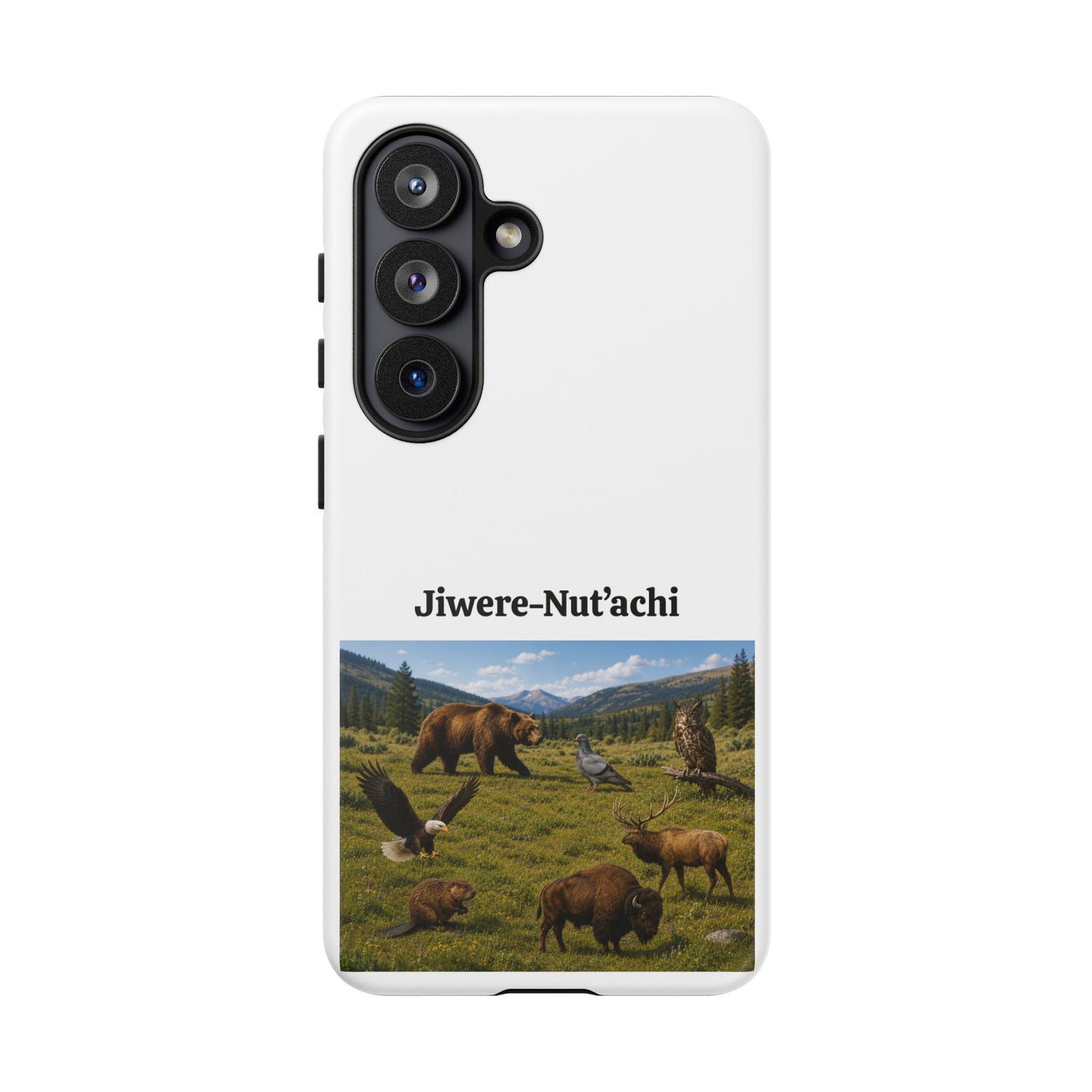 Otoe-Missouria Phone Tough Case — Bold 'Tough Cases' Graphic Protective Cover