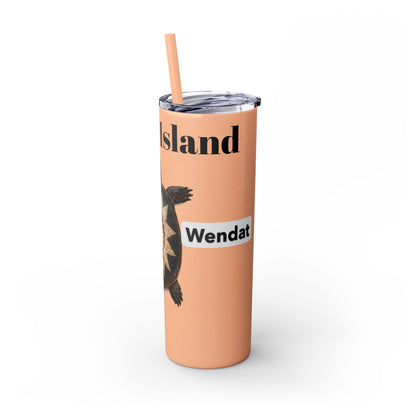 Wyandotte Skinny Tumbler with Straw, 20oz