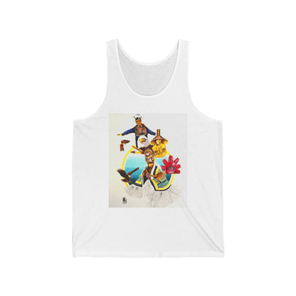 Tlingit Tank Top — Retro Beach Graphic Jersey Tank