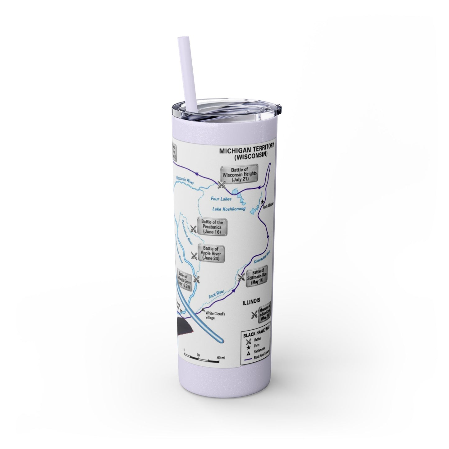 Blackhawk Skinny Tumbler 20oz – "BlackHawk could teach Yoda" Design