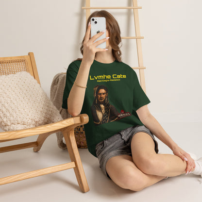 Lvmhe Cate Portrait Tee — Rebel Alliance Retro Sci‑Fi Graphic Shirt