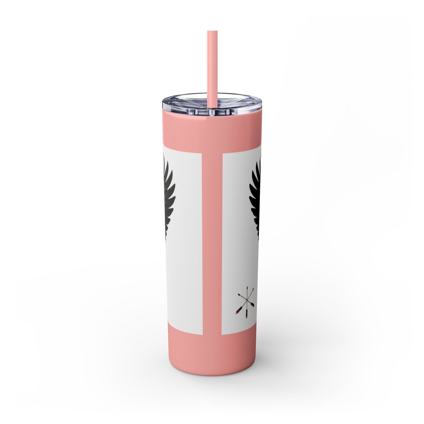 Sac Fox Skinny Tumbler with Straw, 20oz