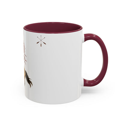 Comanche Numunah ‘Lords of the Plains’ Horseman Coffee Mug — Native Warrior Ceramic Mug (11oz/15oz)