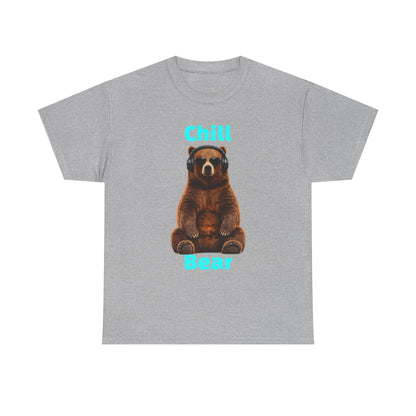 Chill Bear Tee — Cute Relaxed Bear Graphic T-Shirt