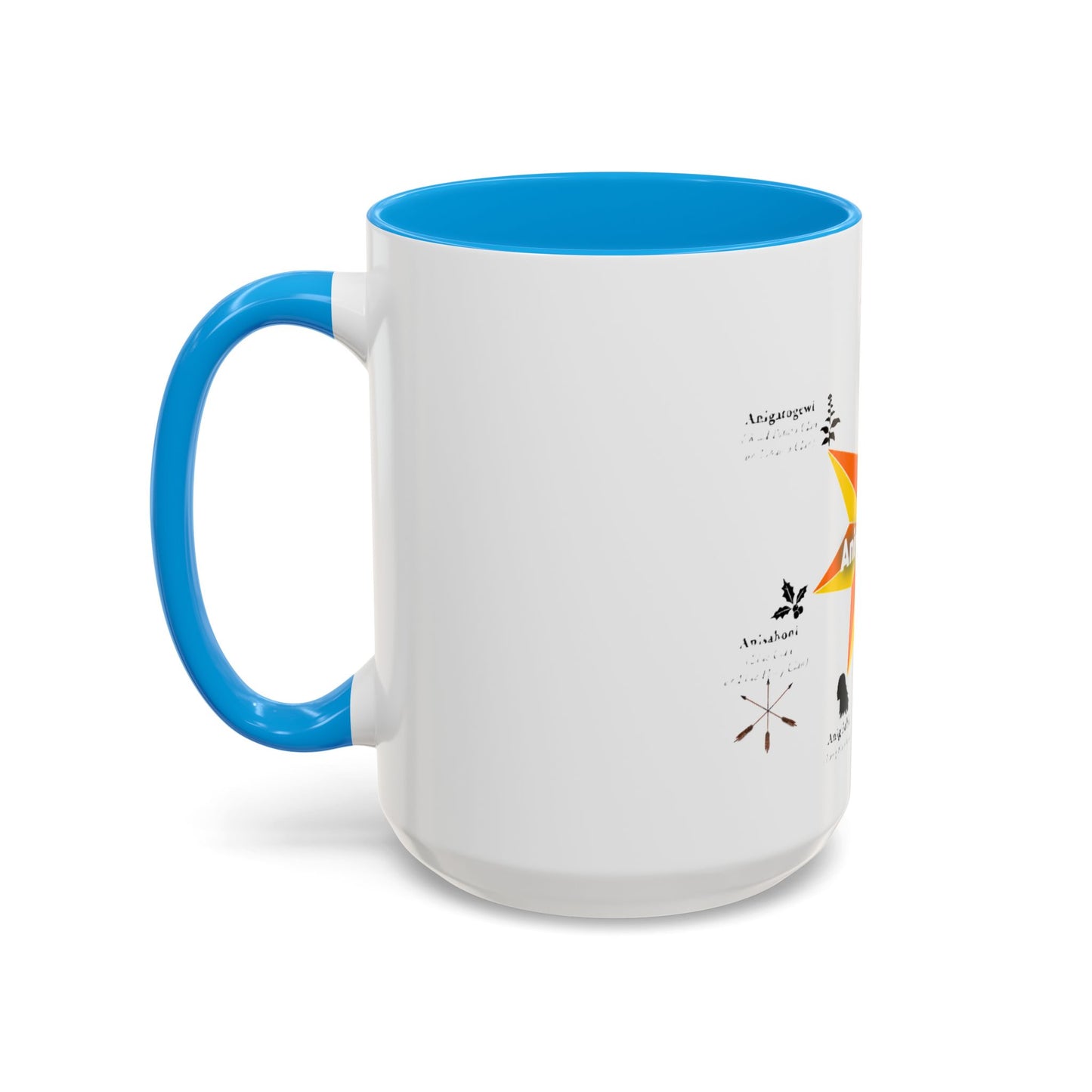 Aniyunwiya Star Map Coffee Mug — Native Seneca/Onondaga Language Names