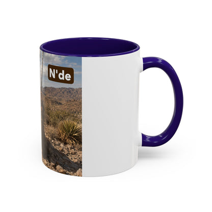 Ft. Sill Apache Desert Scene Coffee Mug — 'N'de' Southwest Landscape 11/15oz