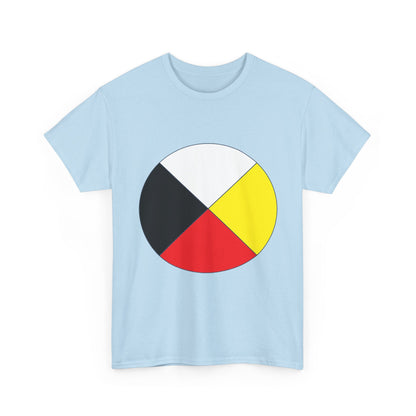 Native Medicine Wheel Tee — Four Directions Circle Design T-Shirt