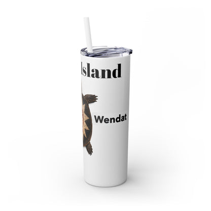 Wyandotte Skinny Tumbler with Straw, 20oz