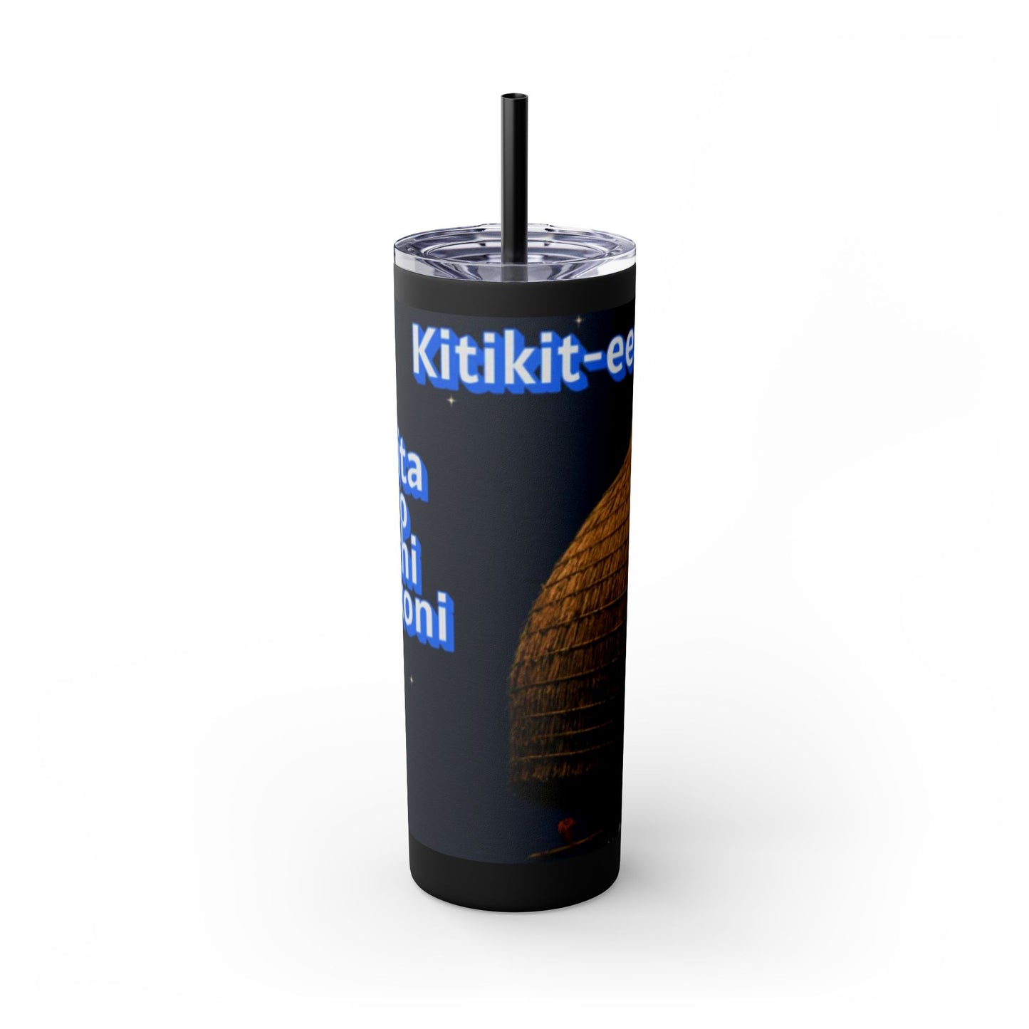 Wichita Skinny Tumbler with Straw, 20oz