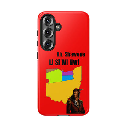 Absentee Shawnee homelands Phone Case — 'Li Si Wi Ni' Design