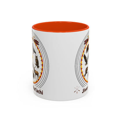 Otoe Missouria Native Animal Circle Mug – 'Jiwere-Nut'achi' Illustrated Coffee Cup (11oz/15oz)