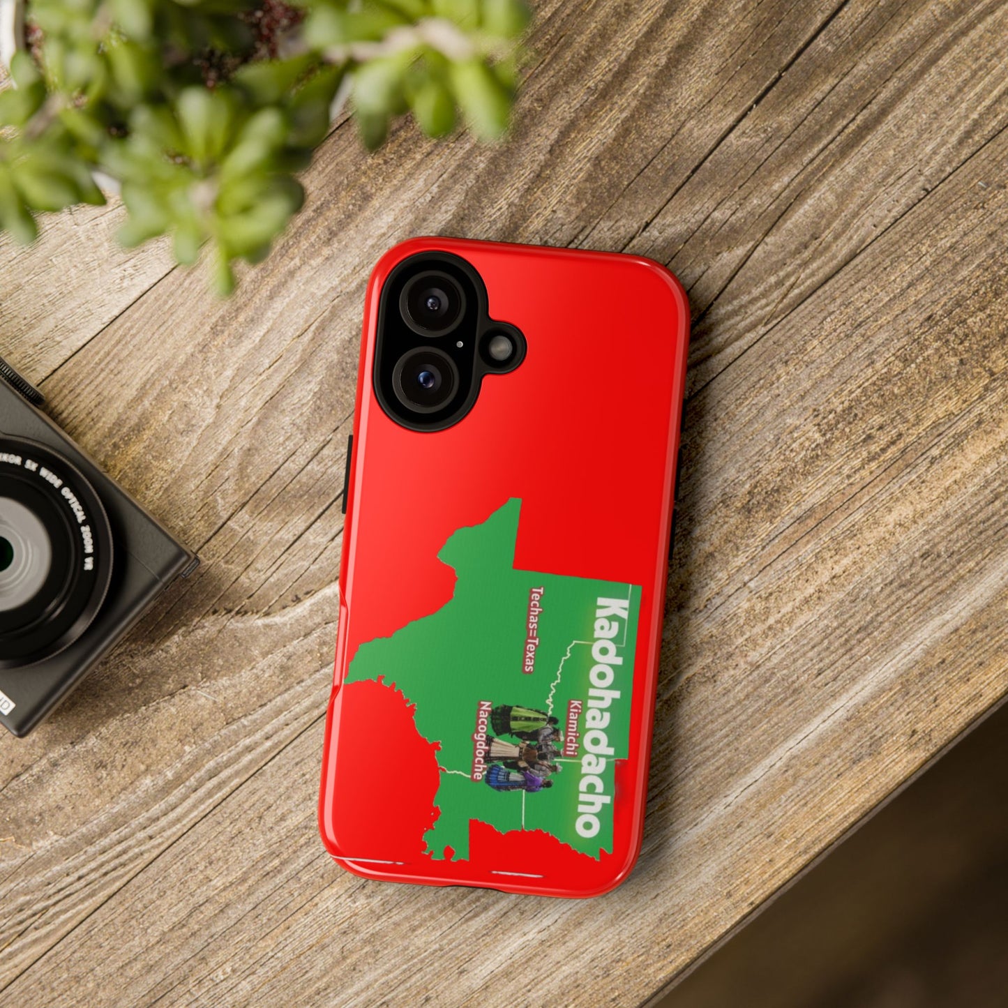 Caddo Phone Case – Native Dancers Photo Design (Kaddhadachto)