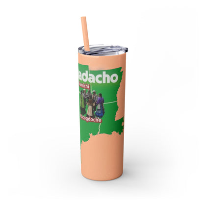 Caddo Kadohadoha Texas Map 20oz Skinny Tumbler with Straw