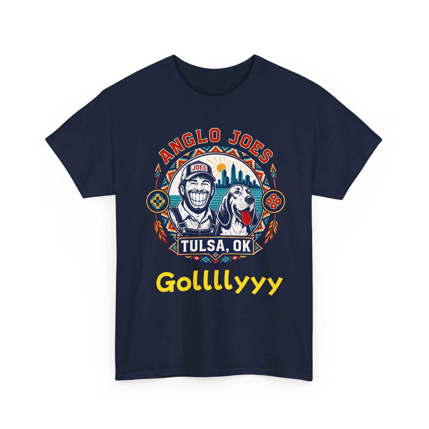 Anglo Joe’s Tulsa Tee Gollllyyyy — 'Gollllyyy' Retro Sports Graphic T-Shirt