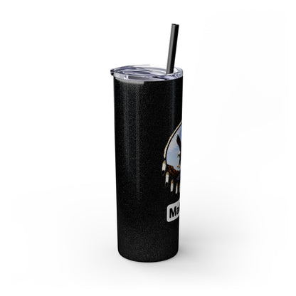 Modoc Eagle Skinny Tumbler – 20oz Straw Travel Cup (Maklaks)