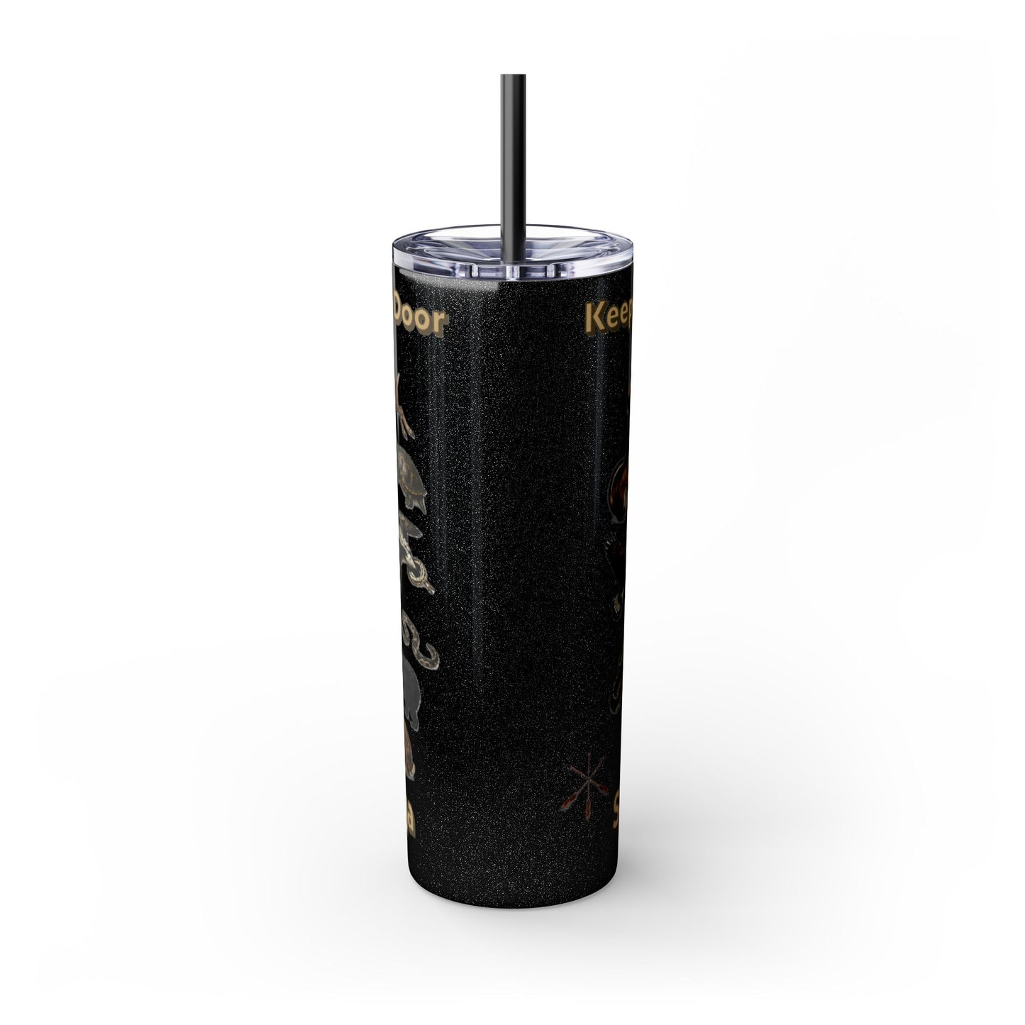 Seneca Cayuga Skinny Tumbler with Straw, 20oz
