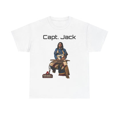 Capt. Jack Graphic Tee — Vintage Captain Illustration Shirt