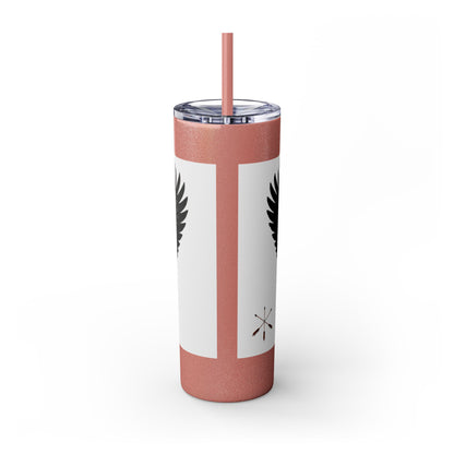 Sac Fox Skinny Tumbler with Straw, 20oz