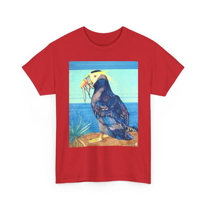 Puffin Beach Tee — Vintage Seaside Bird Graphic T-Shirt