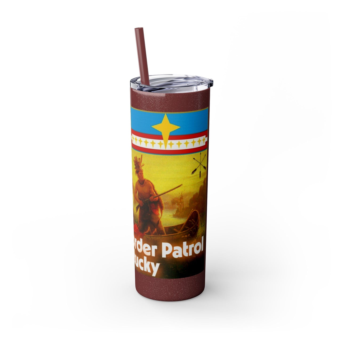 Shawnee N Skinny Tumbler with Straw, 20oz