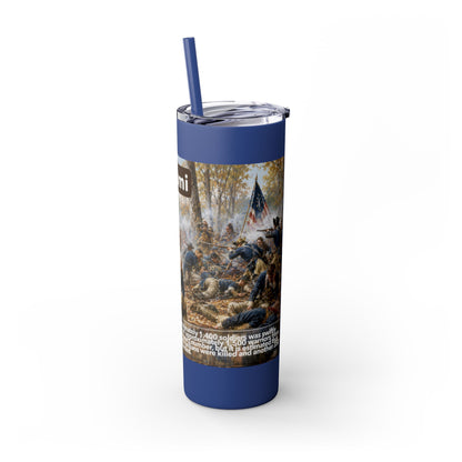 Miami Tribe Historical Skinny Tumbler 20oz — Native American Heritage Travel Cup