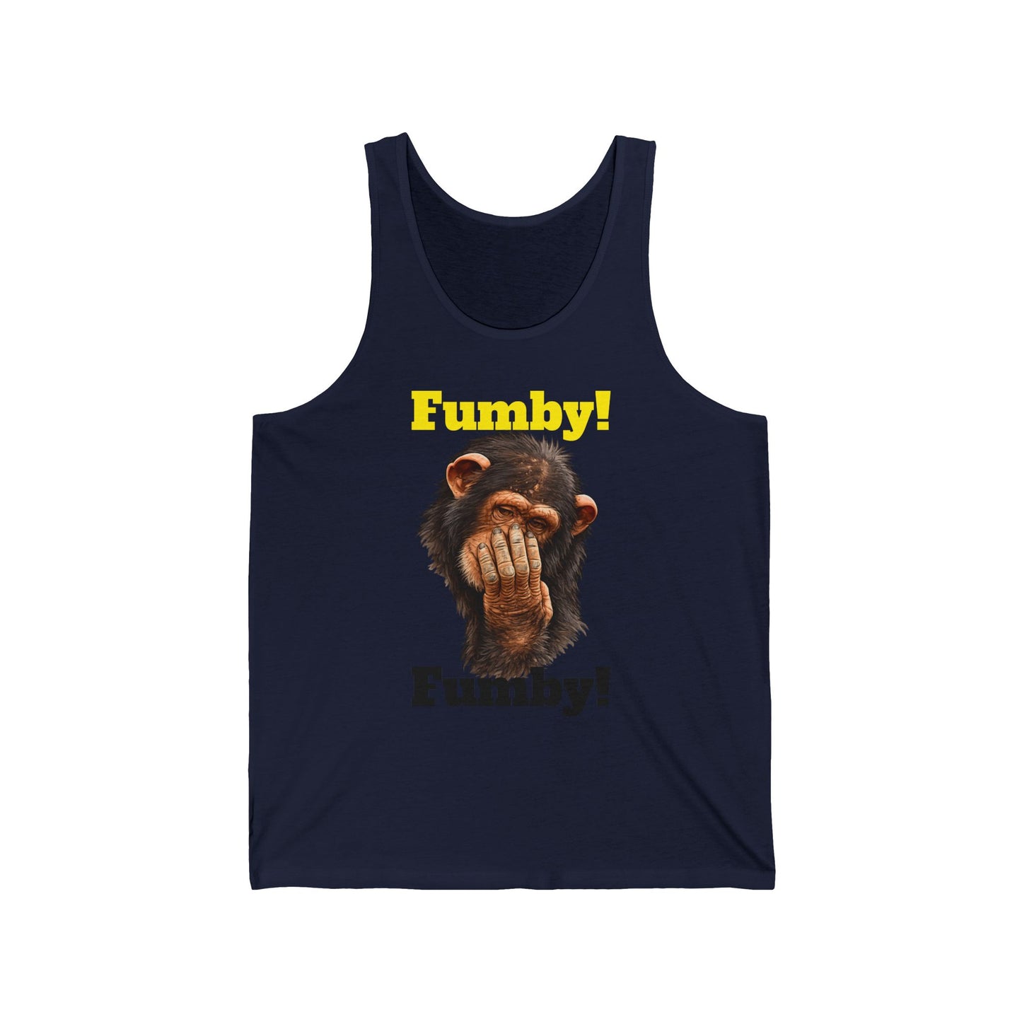 Fumby! Funny Monkey Tank Top — Quirky Graphic Summer Tank