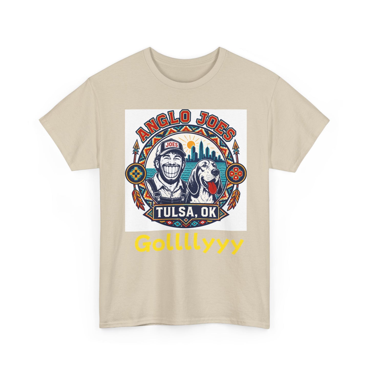 Tulsa Anglo Joe’s Tee — 'Gollllyyy' Retro Sports Graphic T-Shirt