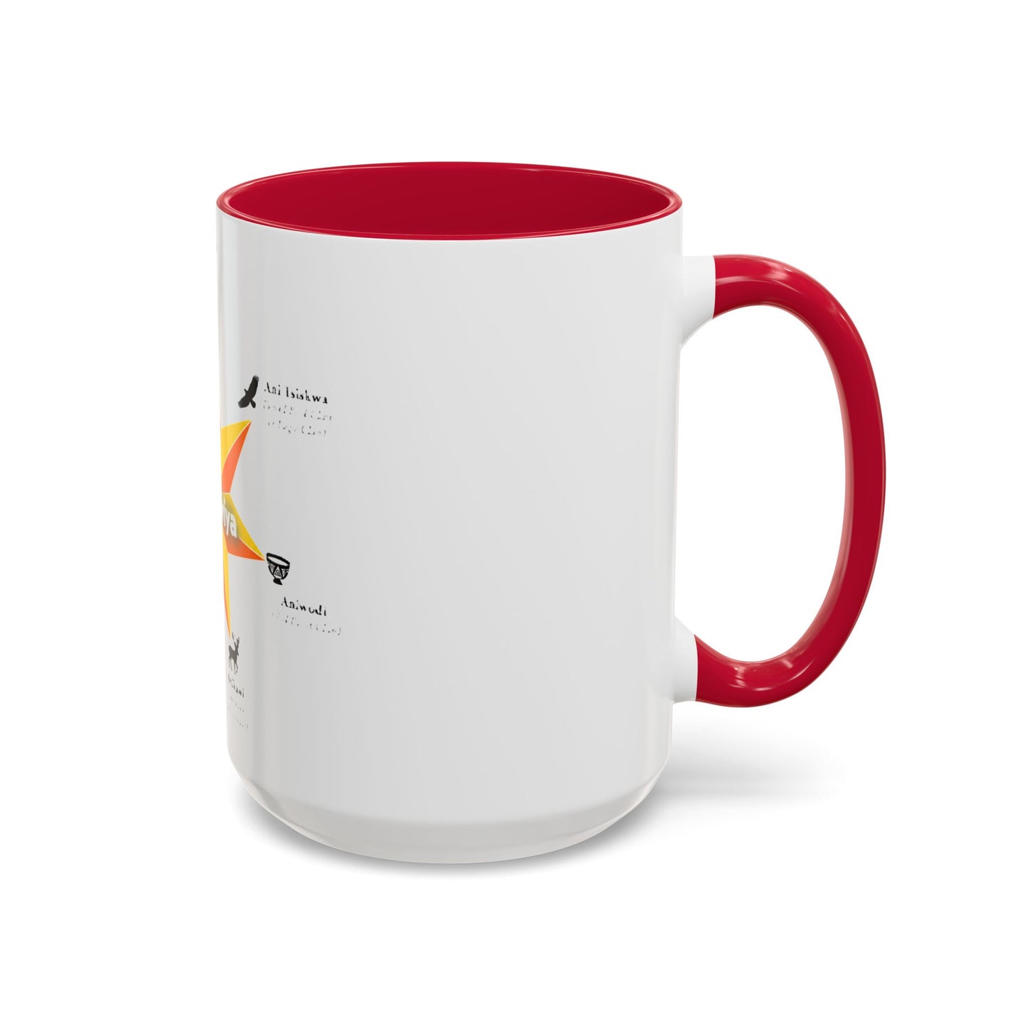 Aniyunwiya Star Map Coffee Mug — Native Seneca/Onondaga Language Names