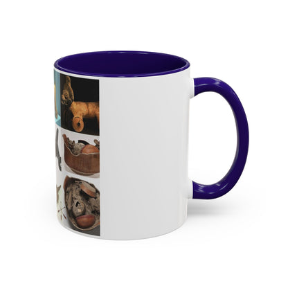 Aztec Artifact Photos Collage Coffee Mug (11oz/15oz)