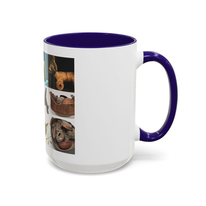 Aztec Artifact Photos Collage Coffee Mug (11oz/15oz)