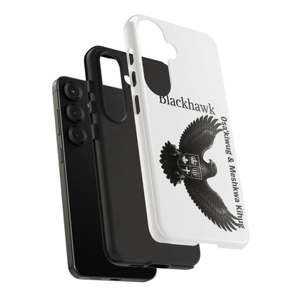 Sac&Fox Phone Case — 'Blackhawk' Raven Crest Protective Tough Case