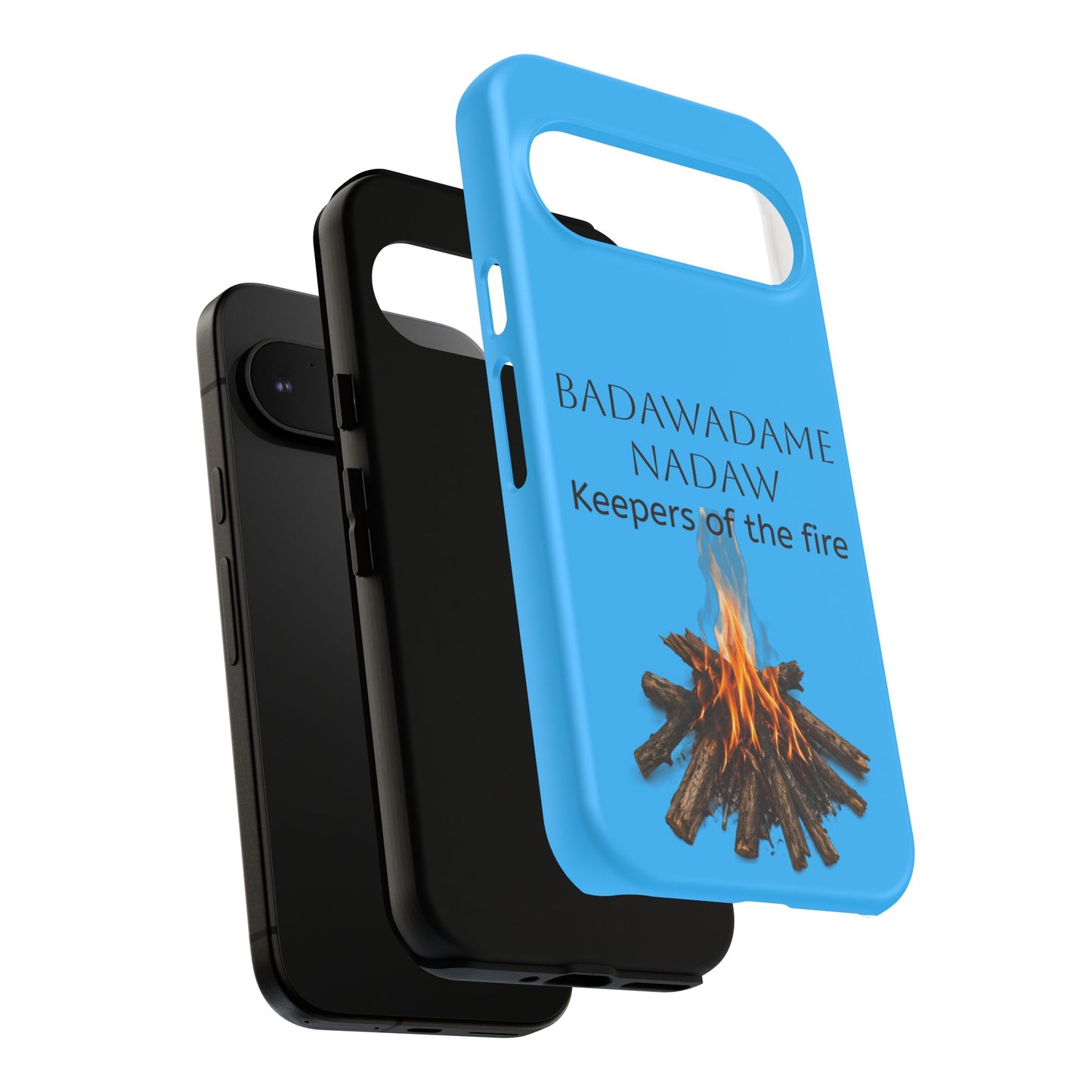 Pottawatomi Tough Cases: 'Badawadame Nadaw' Campfire & Tools Phone Case