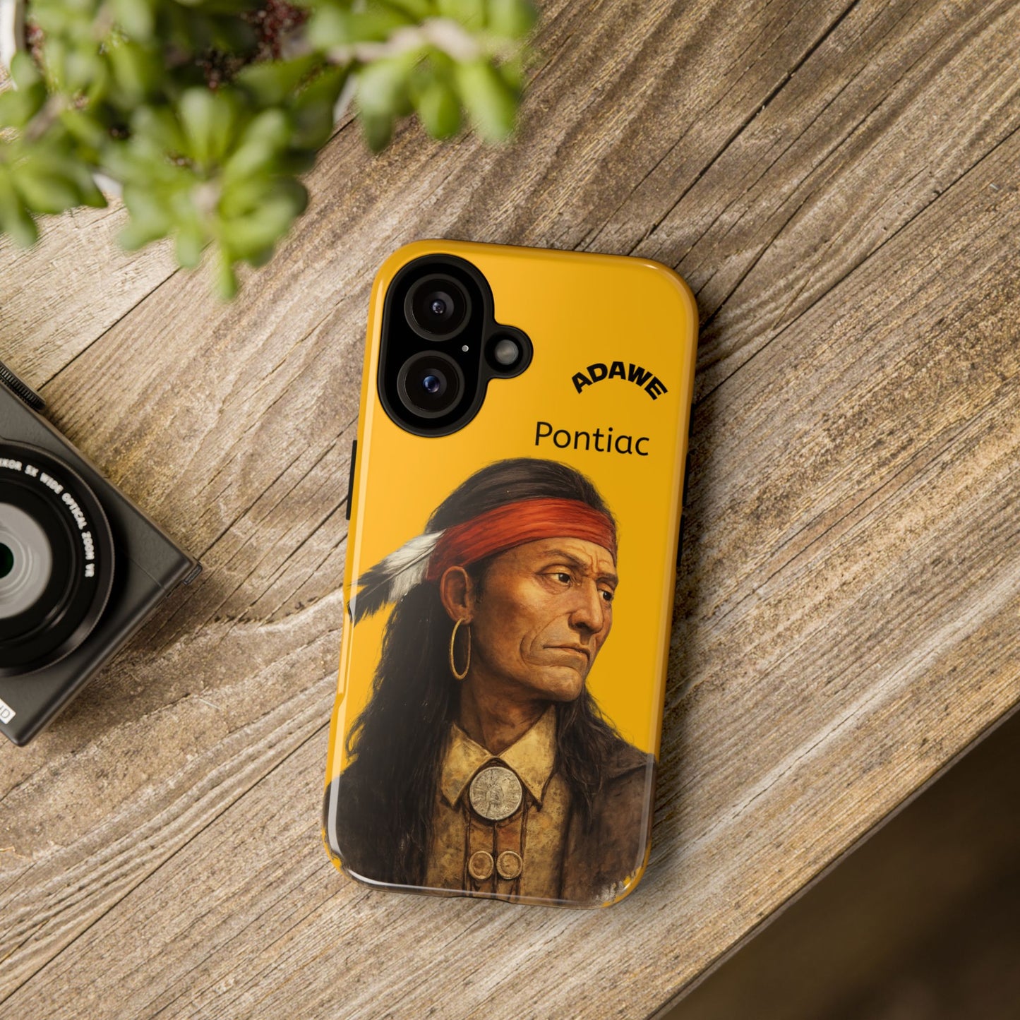 Ottawa Phone Case - ADAWE Canoe & Otter Design (Yellow)