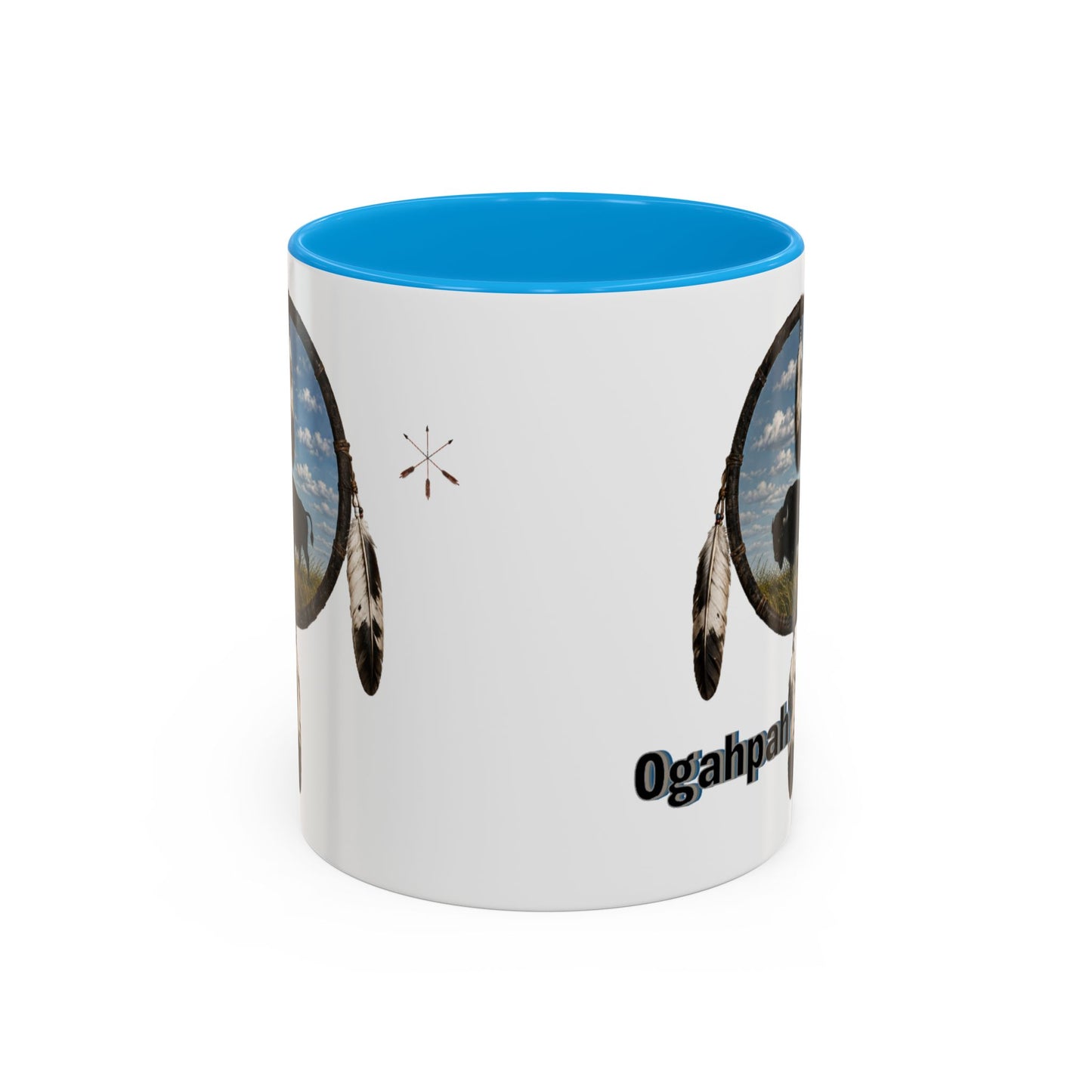 Quapaw Buffalo Mug – Ogahpah Native Spirit Ceramic Coffee Cup (11oz/15oz)