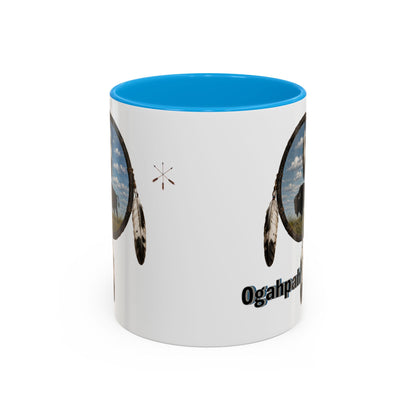 Quapaw Buffalo Mug – Ogahpah Native Spirit Ceramic Coffee Cup (11oz/15oz)