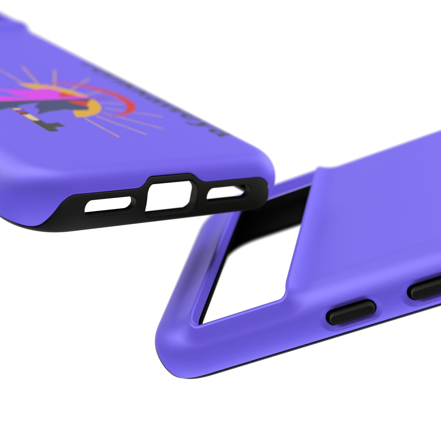 Tonkawa Phone Case — Tonkkaweya Sunrise Design (Protective Purple Hard Shell)