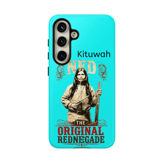 UKB Phone Case - 'Kituwah Ned: The Original Rednegade' Vintage Native Graphic Tough Case