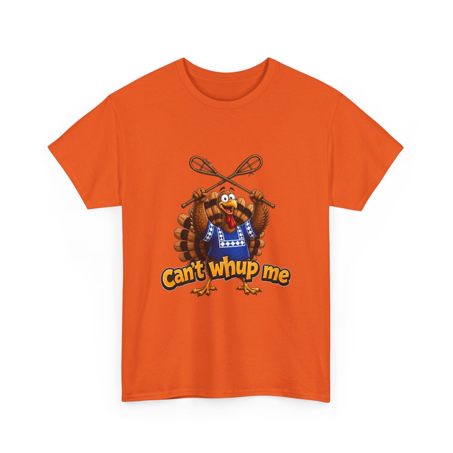 Turkey Mascot Tee — 'Can't Whup Me' Funny Thanksgiving T‑Shirt
