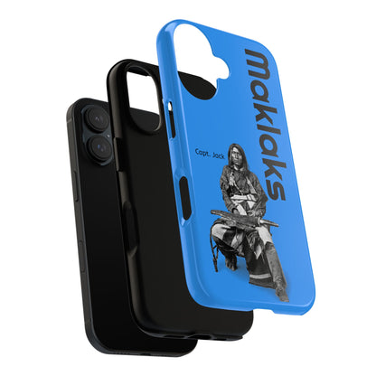 Modoc Blue 'Maklaks' Tough Phone Case with Eagle Drum Design