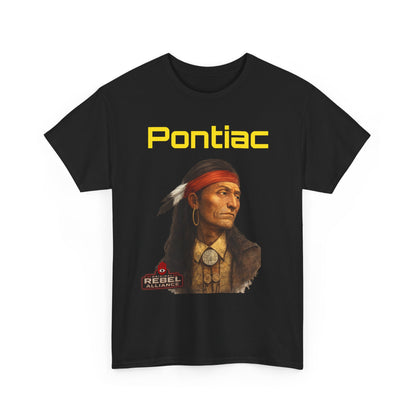 Pontiac Portrait T‑Shirt — Native Chief Graphic Tee