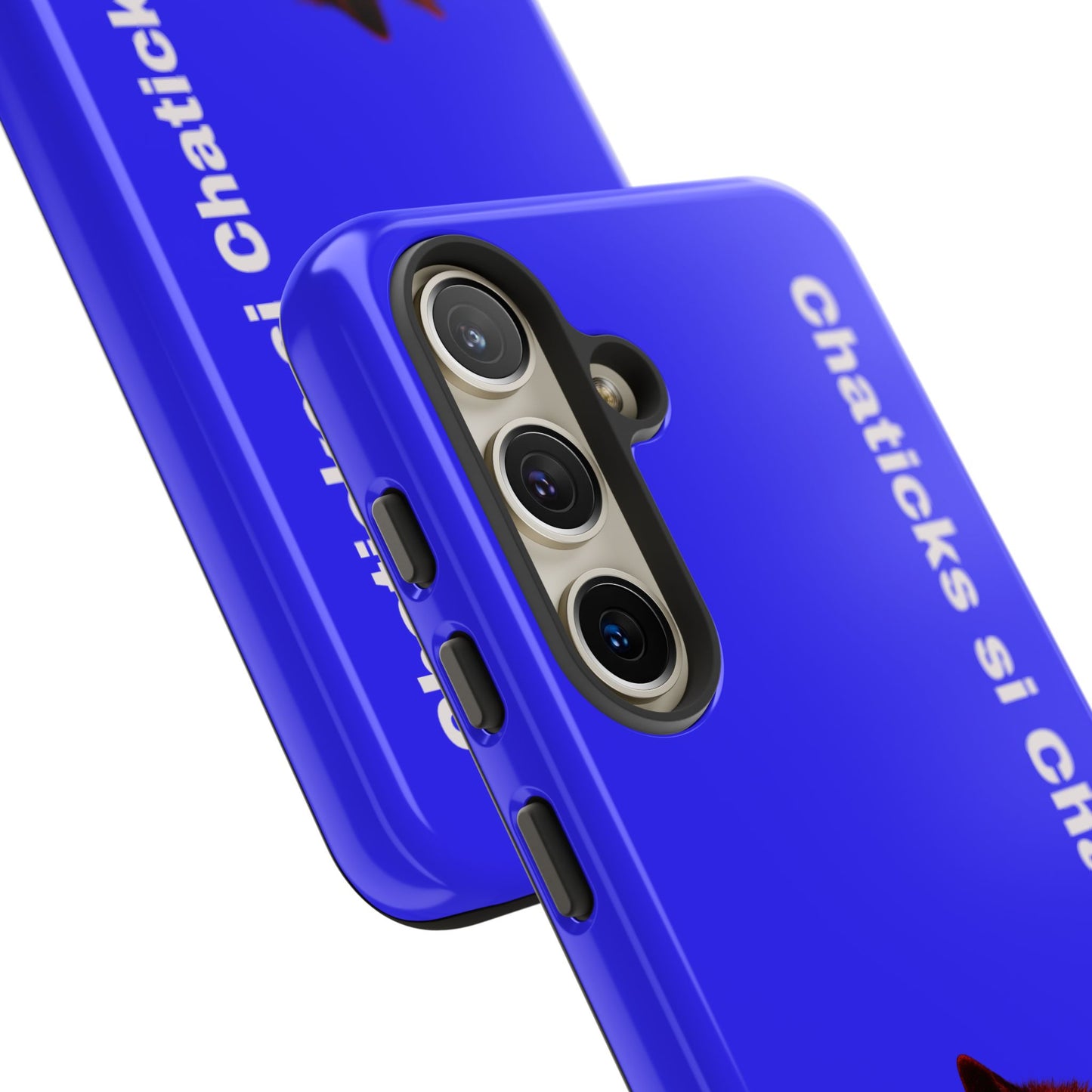 Pawnee Phone Case — Blue 'Chaticks si Chaticks' Wolf Logo Tough Case