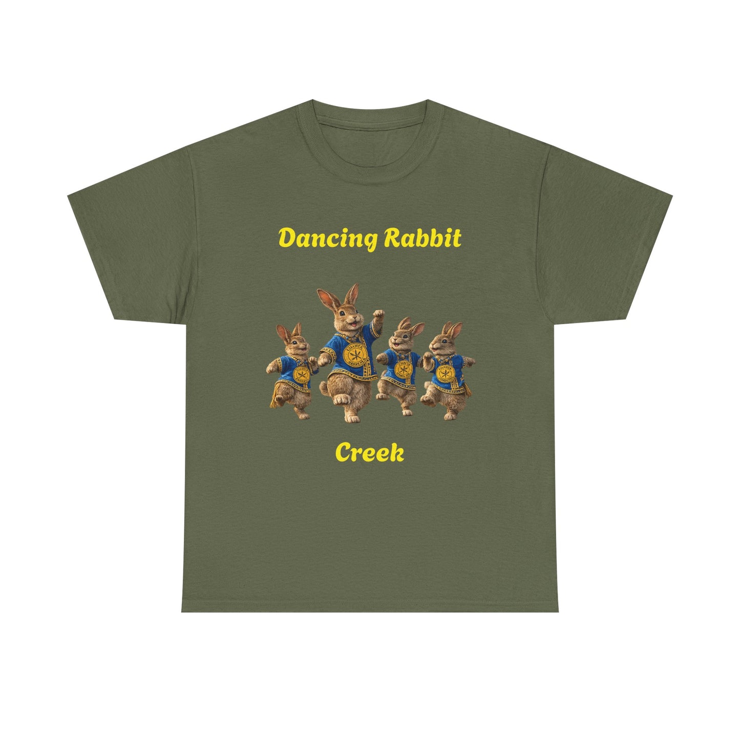 Dancing Rabbit Creek Tee — Vintage Dancing Bunnies Graphic T-Shirt