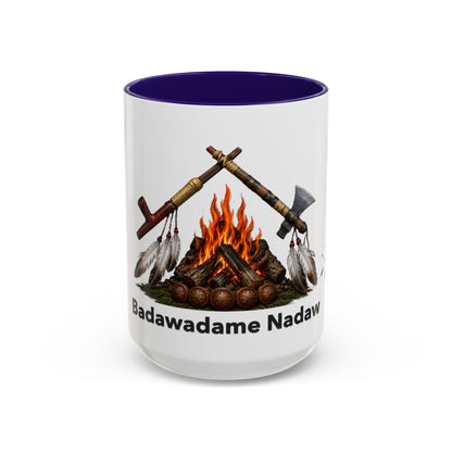 Potawatomi Native Pride Campfire Mug — Badawadame Nadaw Design (11oz/15oz)