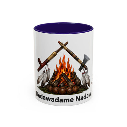 Potawatomi Native Pride Campfire Mug — Badawadame Nadaw Design (11oz/15oz)